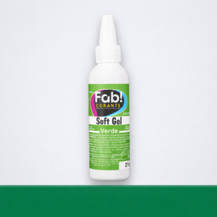 Corante Alimentício Soft Gel Verde 60g Fab Corante para Confeitaria Profissional Chocolandia