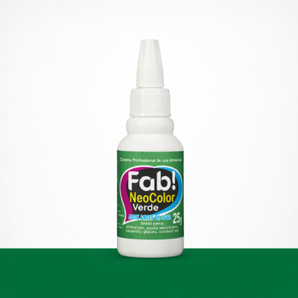 Corante Alimentício Neocolor Verde Fab Corante 25g para Confeitaria Profissional Chocolandia