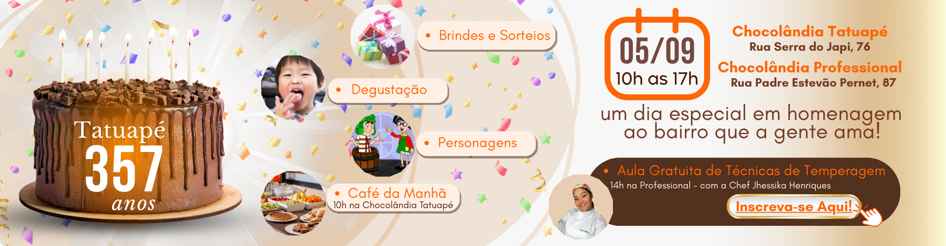 Aniversário Tatuapé Desktop