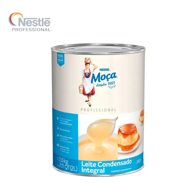 Leite Condensado Moça Nestlé 2,6kg | Food Service | Chocolândia