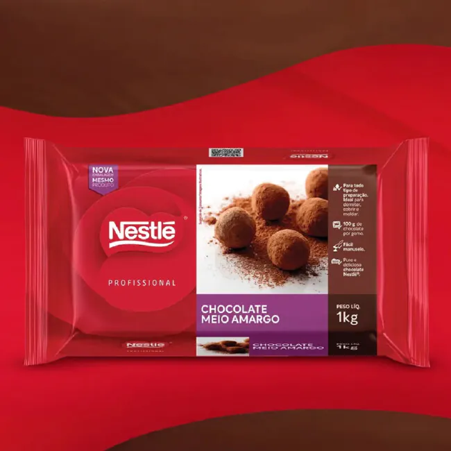 Chocolate Meio Amargo Nestlé 1kg | Chocolândia