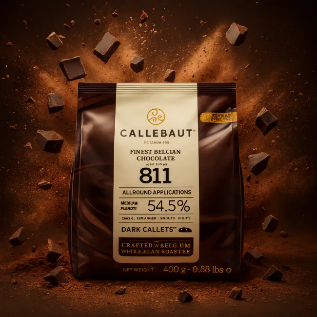Chocolate Amargo 811 Callebaut 400g | Chocolândia