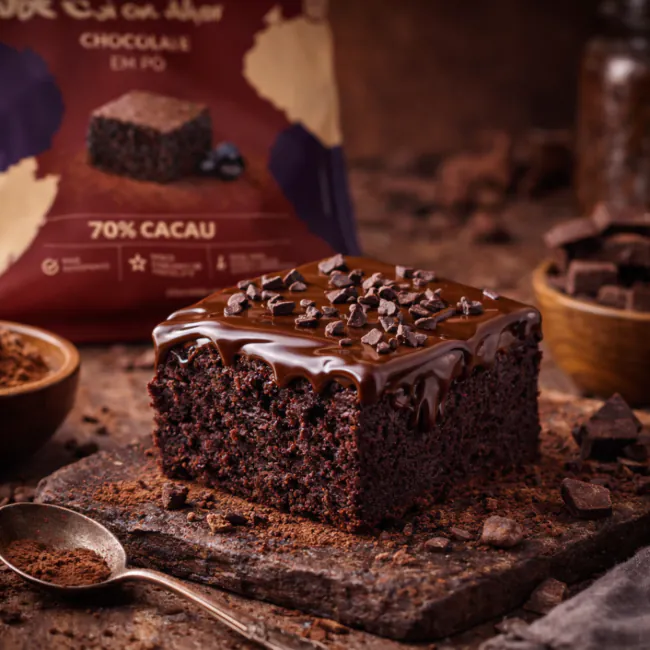 Chocolate em Pó 70% Sicao 500g | Chocolândia