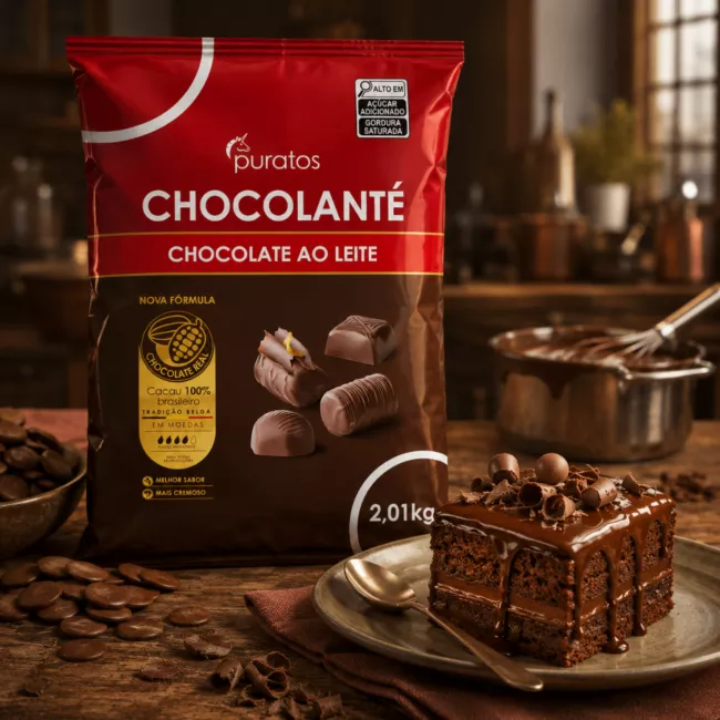 Chocolate em Gotas Ao Leite Puratos 2,01kg Chocolândia