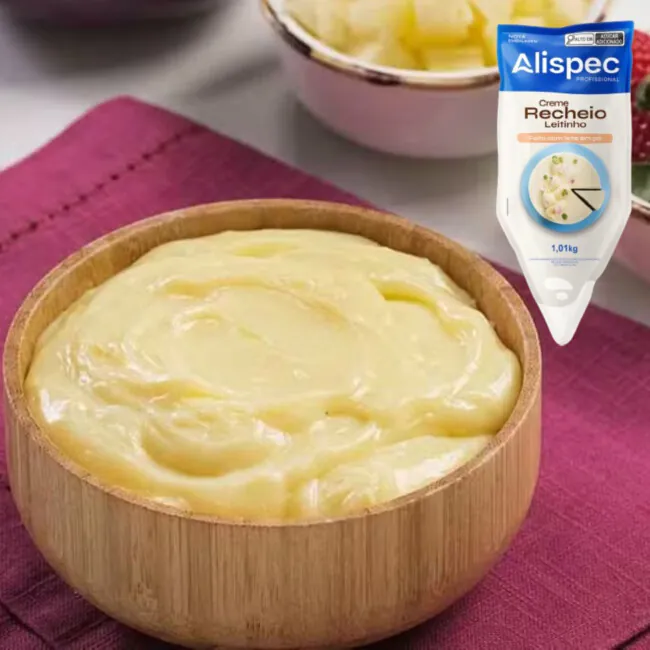 Collana premium rich cream New ① Creme Recheio Leitinho Alispec 1,01kg | Chocolândia