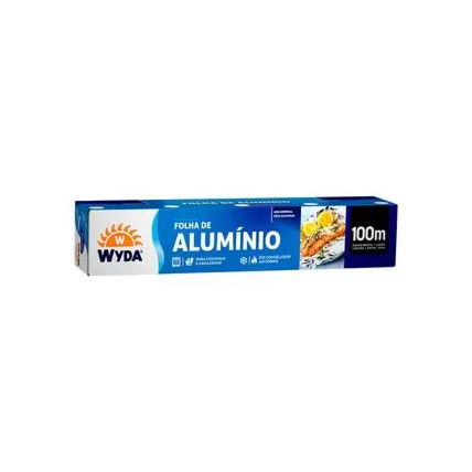 Folha de Alumínio 30cmx100m Wyda