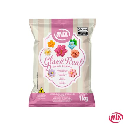 Mistura para Glacê Real Mix 1kg – Secagem Rápida, Alta Estabilidade e Acabamento Profissional | Chocolândia
