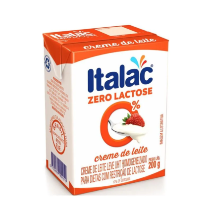 Creme Leite Zero Lactose Italac 200g
