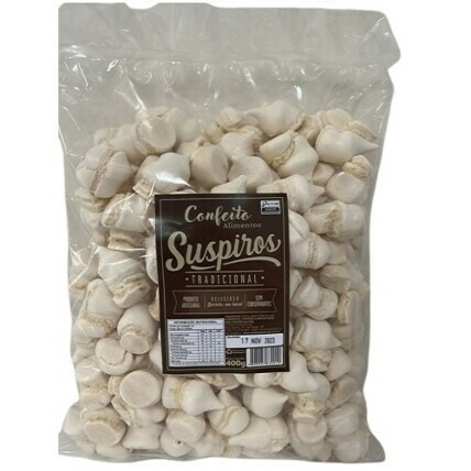 Suspiro Tradicional Confeito Alimentos 400g