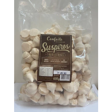 Suspiro Tradicional Confeito Alimentos 400g