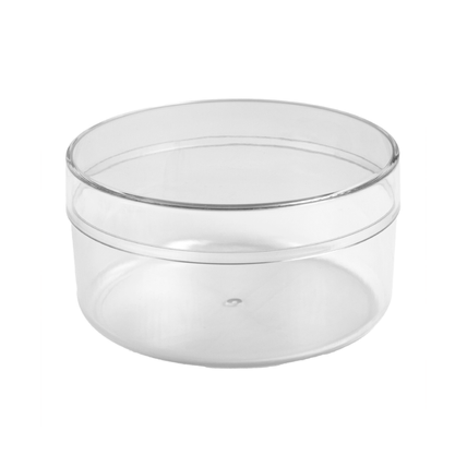 Cake Box Cristal Redonda com Tampa 500mL Bluestar