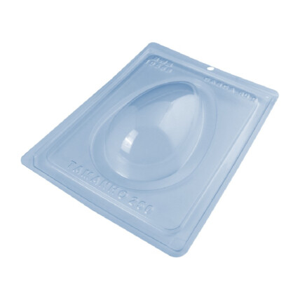 Forma de Acetato com Silicone Especial Ovo de Páscoa Casca Fina 250g BWB para Chocolateria Profissional Chocolandia