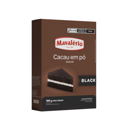 Cacau em Pó Mavalério Black 180g