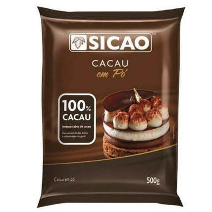 CACAU EM PÓ 100% CACAU SICAO 500G