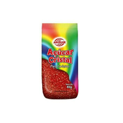 AÇÚCAR CRISTAL VERMELHO ARCOLOR 80G