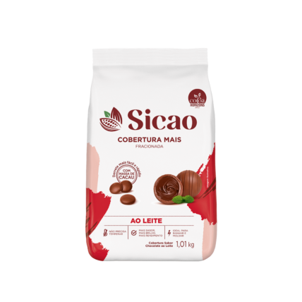 Cobertura Fracionada em Gotas Ao Leite Mais Sicao 1,01kg