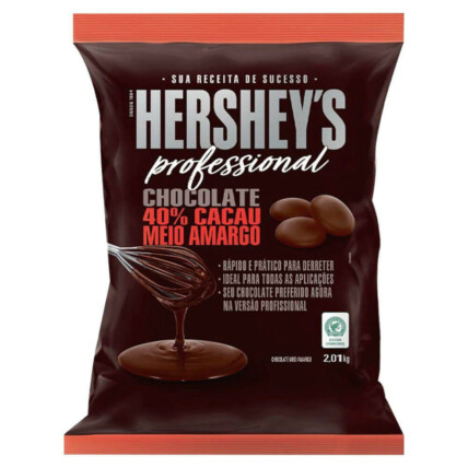 CHOCOLATE EM MOEDAS MEIO AMARGO 40% CACAU HERSHEY'S 2,01KG