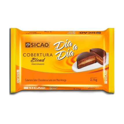 COBERTURA FRACIONADA EM BARRA AO LEITE FÁCIL SICAO 2,1KG