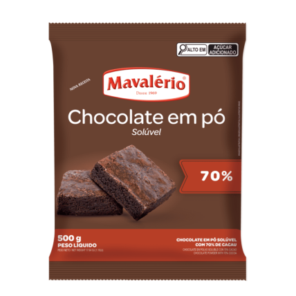 Chocolate em Pó 70% Cacau Mavalério 500g