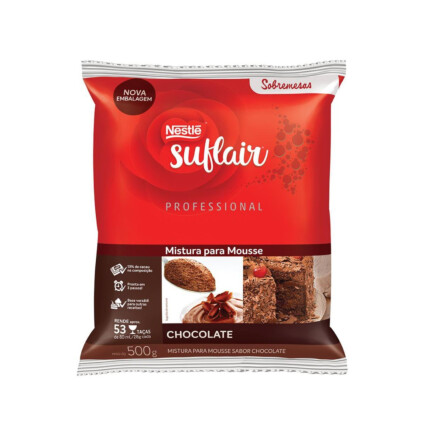 Mistura para Mousse Chocolate Suflair 500g