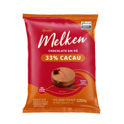 Chocolate em Pó 33% Cacau Harald 1,01kg
