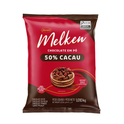 Chocolate em Pó 50% Cacau Harald 1,01kg