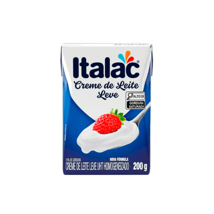 Creme de Leite Leve Italac Tp 200g