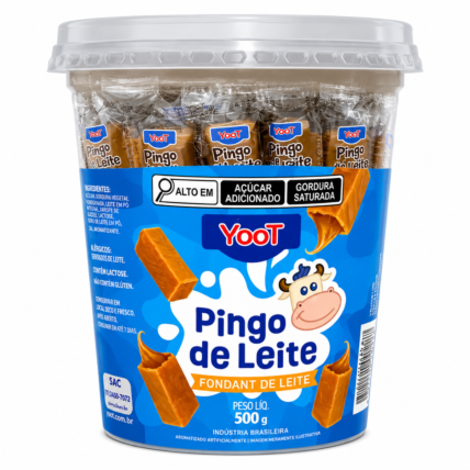 Doce Pingo de Leite Avaré Yoot 500g Tradicional Macio e Cremoso Chocolandia