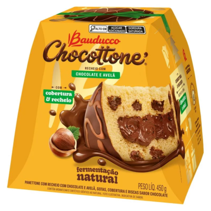 Chocottone Maxxi Bauducco Chocolate e Avelã 450g