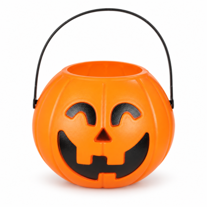 Baldinho Abóbora Halloween Grande Cromus 1 Unidade para Doces Chocolandia