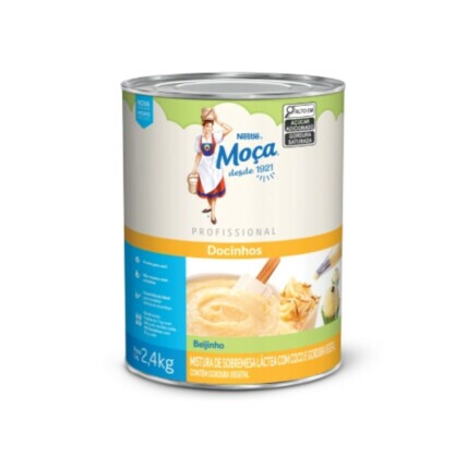 Recheio Beijinho Moça Nestlé 2,4kg para Confeitaria e Sobremesas – Chocolândia