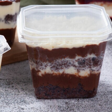 Bolo no Pote + Bolo Gelado e Embrulhado