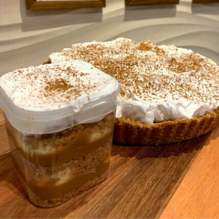 Bolo no Pote + Torta de Banoffe