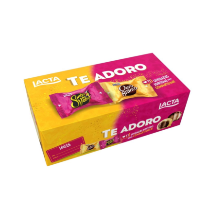 Bombom Ouro Branco e Sonho de Valsa Lacta 220g