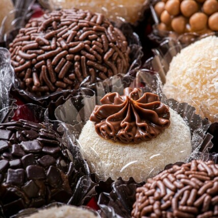 Brigadeiro Tradicional e Gourmet