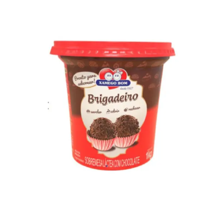 Brigadeiro Xamego Bom Pote 1 kg – Massa Pronta Profissional | Chocolândia