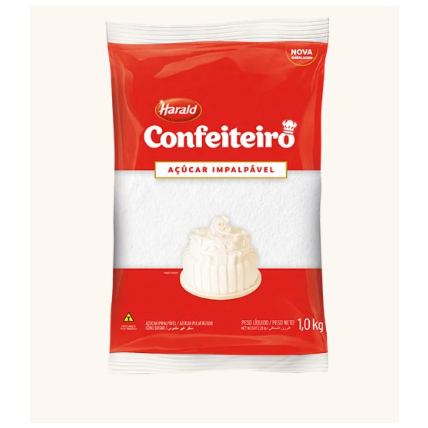 Açúcar Impálpavel Confeiteiro Harald 1kg