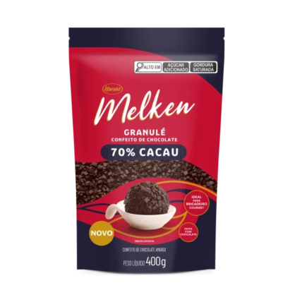 Granulé Chocolate 70% Cacau Melken 400g