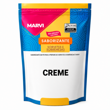 Base Saborizante em Pó para Sorvete Sabor Creme Marvi 100g Chocolandia