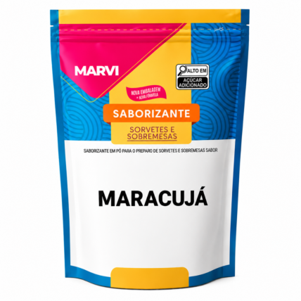 Base Saborizante em Pó para Sorvete Maracujá Marvi 100g Chocolandia