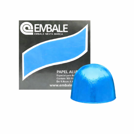 Embalagem de Alumínio Azul Claro Embale 8x8 com 300 Unidades | Chocolândia