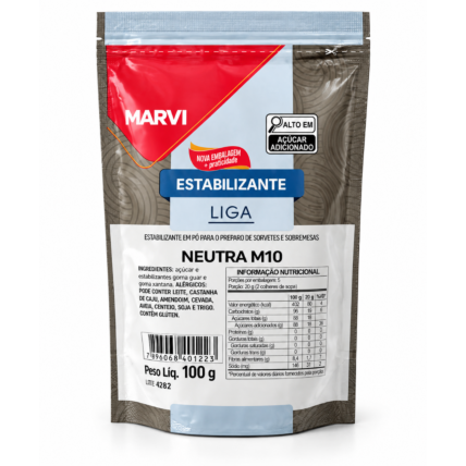 Liga Neutra Estabilizante para Sorvetes Marvi 100g Chocolandia