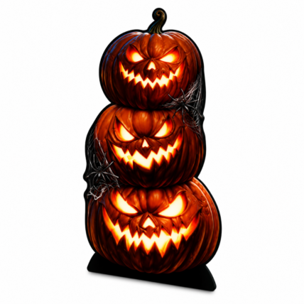 Decoração de Chão Abóboras Halloween 65x30cm Regina Chocolandia
