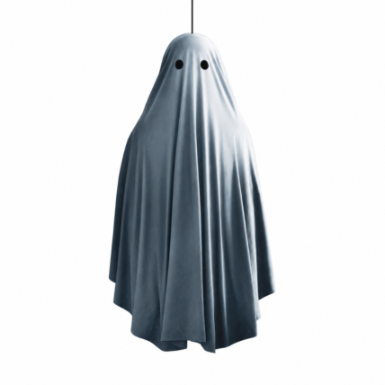 Decoração de Pendurar Fantasma Halloween com 6 Morcegos Regina Chocolandia