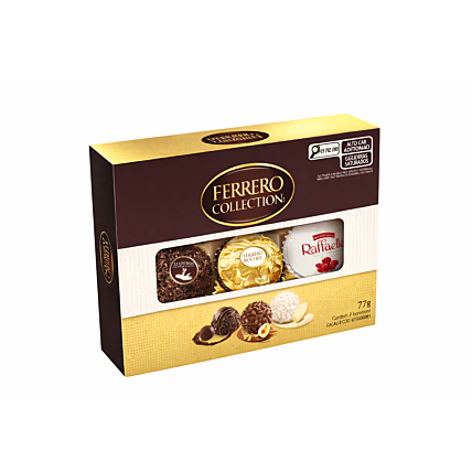 Bombons Ferrero Collection 7 Unidades 77g Especial - chocolandia 