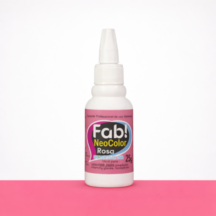 Corante Alimentício Neocolor Rosa Fab Corante 25g para Confeitaria Profissional Chocolandia