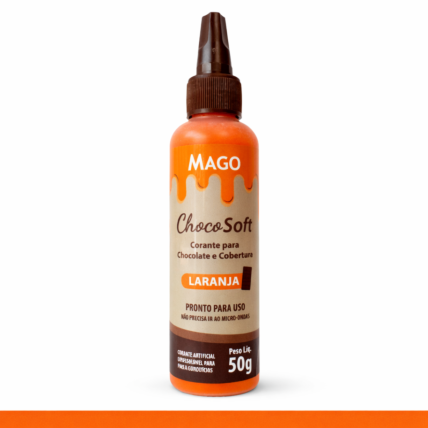 Corante Chocolate Soft Mago Laranja 50g