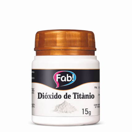 Dióxido de Titânio Fab 15g para Branqueamento e Clareamento em Confeitaria Chocolandia