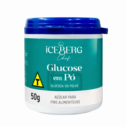 Glicose em Pó Iceberg 50g para Melhorar Textura, Brilho e Conservação na Confeitaria Chocolandia