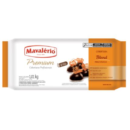 Cobertura Barra Blend Premium Mavalério 1,01kg para Confeitaria e Chocolateria – Chocolandia
